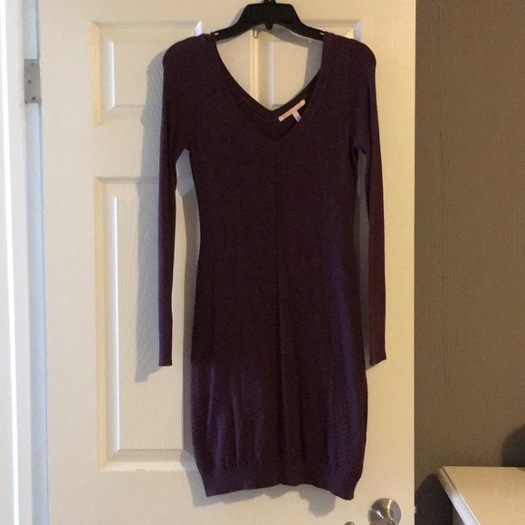 light purple sweater dress